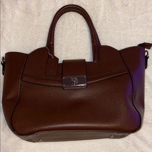 Hand bag with shoulder strap brown brand new
